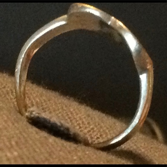 Tiffany 925 Heart Silver Ring (size 5.5)